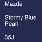 Preview: Mazda, Stormy Blue Pearl, 35J.